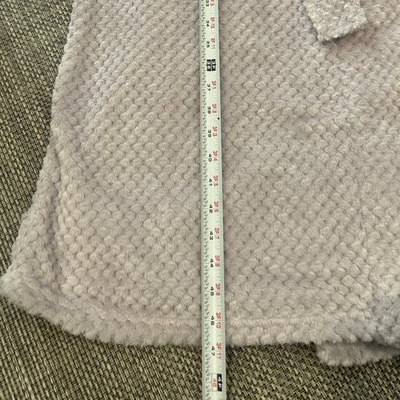 CAROLE HOCHMAN NWT Super Soft Tie Waist  Wrap Front Plush Lavendar/Lilac Robe M - Picture 5 of 5